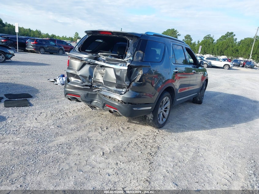 Vin: 1fm5k7f85jga89669, lot: 46280826, ford explorer limited 20184