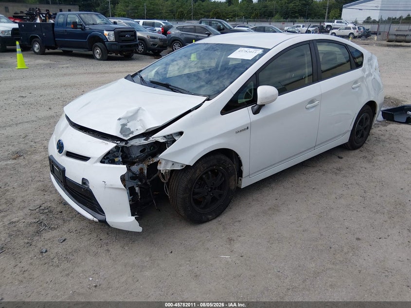 Vin: jtdkn3du3c5418455, lot: 46280834, toyota prius two 20122