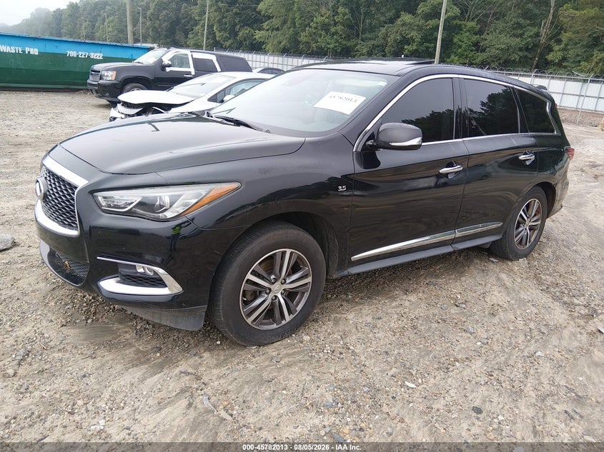 Vin: 5n1dl0mn7kc516187, lot: 46280837, infiniti qx60 pure 20192
