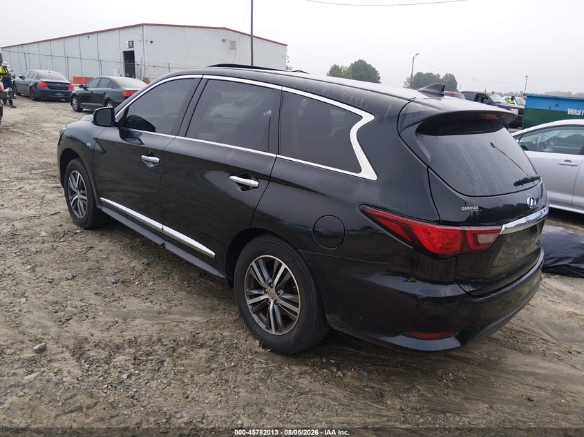 Vin: 5n1dl0mn7kc516187, lot: 46280837, infiniti qx60 pure 20193