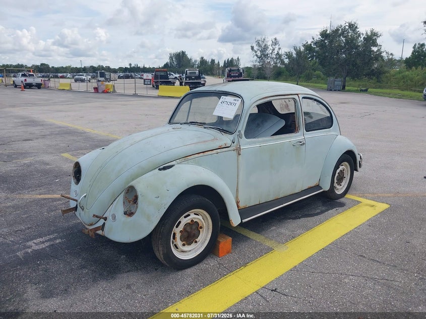 1967 Volkswagen Beetle, All Over, IAAI, VIN 117490015 — photo 2