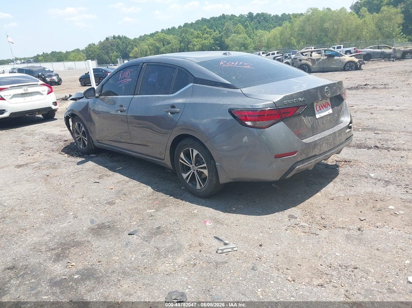 Vin: 3n1ab8cv8py310145, lot: 46280871, nissan sentra sv xtronic cvt 20233