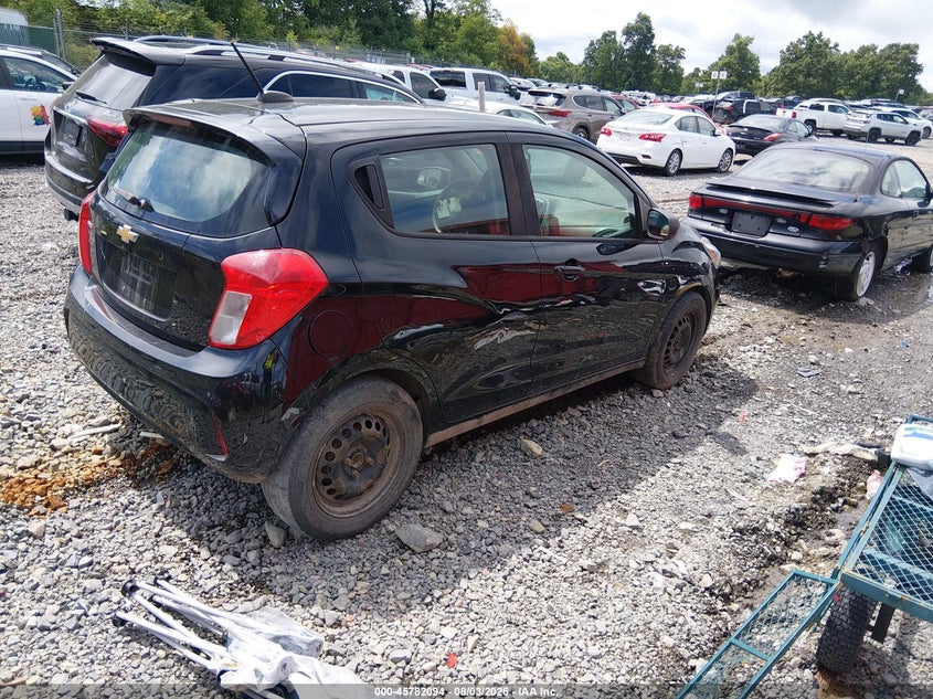 Vin: kl8cb6sa7lc420608, lot: 46280918, chevrolet spark fwd ls automatic 20204