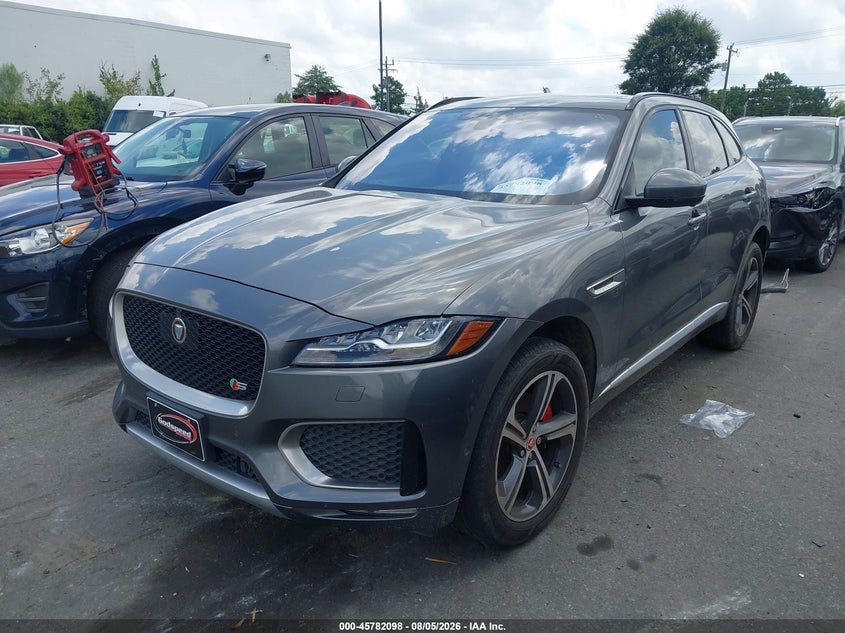 Vin: sadcm2bv0ha098012, lot: 46280922, jaguar f-pace s 20172