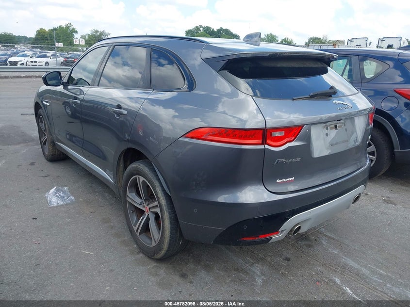Vin: sadcm2bv0ha098012, lot: 46280922, jaguar f-pace s 20173