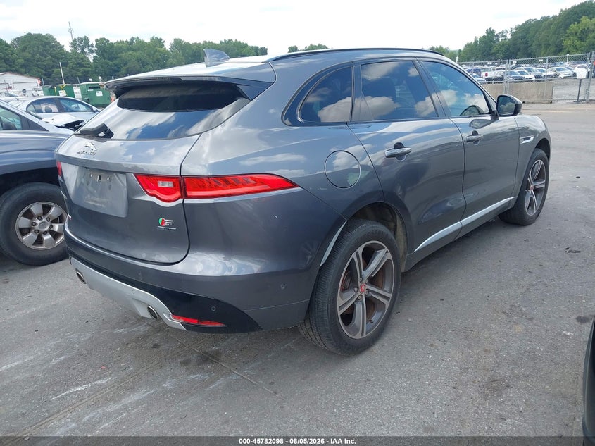 Vin: sadcm2bv0ha098012, lot: 46280922, jaguar f-pace s 20174