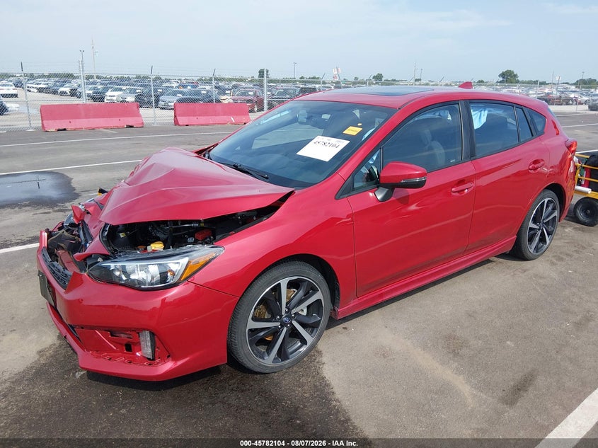 Vin: 4s3gtam61n3726577, lot: 46280928, subaru impreza sport 5-door 20222