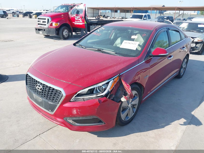2016 HYUNDAI SONATA HYBRID auction photo 2