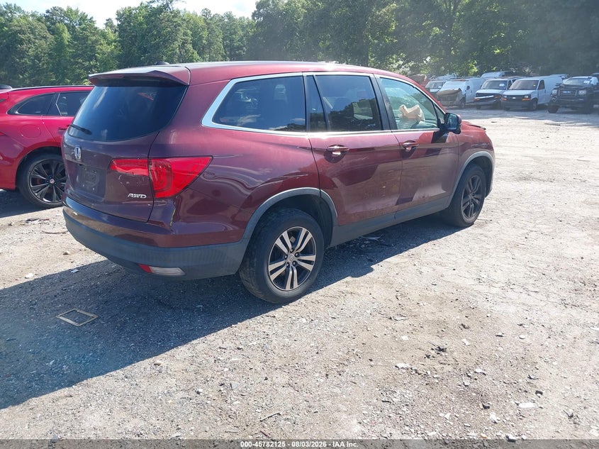 Vin: 5fnyf6h52jb037462, lot: 46280949, honda pilot ex-l 20184