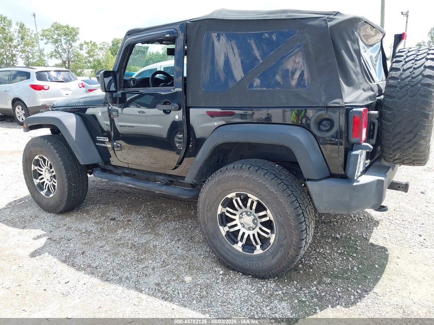Vin: 1c4ajwag9fl531950, lot: 46280950, jeep wrangler sport 20153
