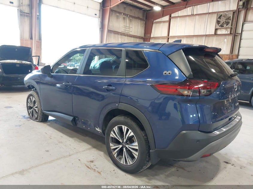 Vin: 5n1bt3bb6pc887060, lot: 46280960, nissan rogue sv intelligent awd 20233