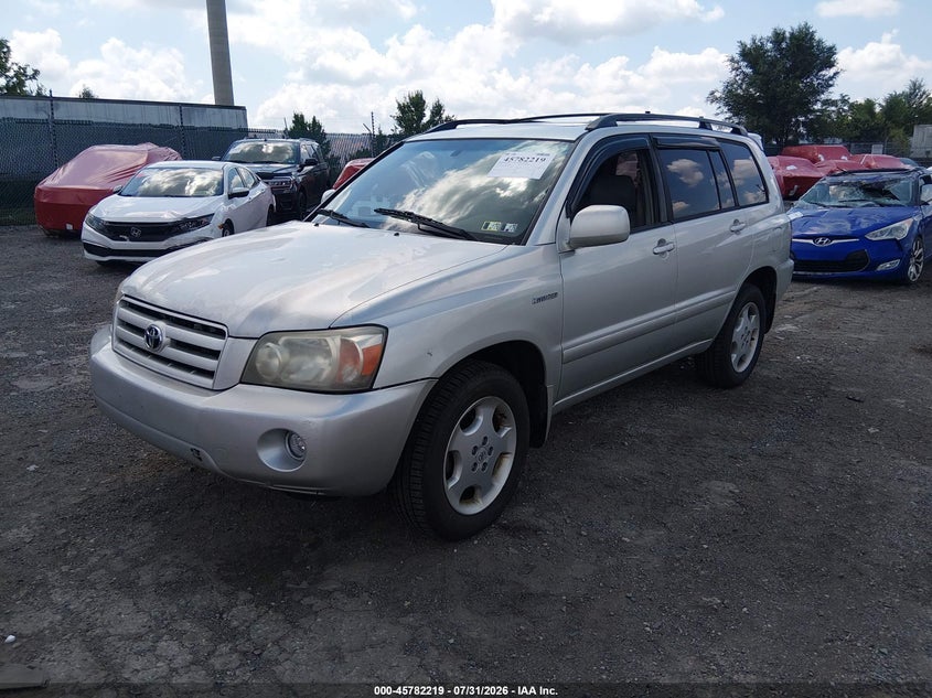 2005 Toyota Highlander, Обычный износ, IAAI, VIN JTEEP21A450074657 — фото 2