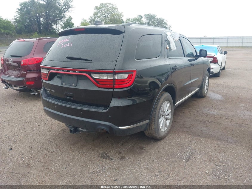 Vin: 1c4rdjag9ec360984, lot: 46281046, dodge durango sxt 20144