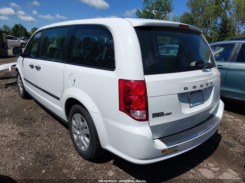 Vin: 2c4rdgbg5gr185189, lot: 46281047, dodge grand caravan american value pkg 20163