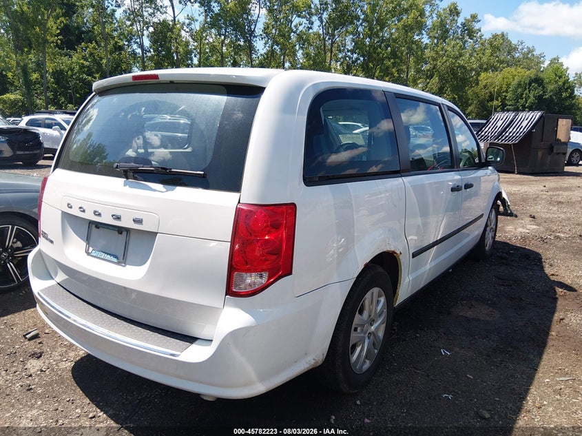 Vin: 2c4rdgbg5gr185189, lot: 46281047, dodge grand caravan american value pkg 20164