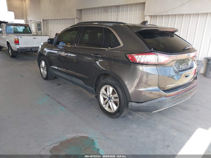 Vin: 2fmtk4j85fbb23413, lot: 46281048, ford edge sel 20153