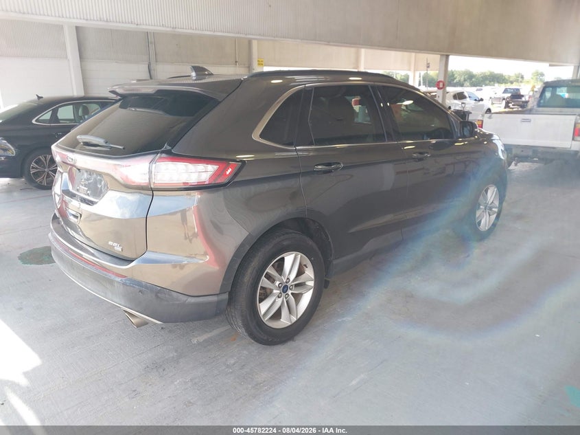 Vin: 2fmtk4j85fbb23413, lot: 46281048, ford edge sel 20154