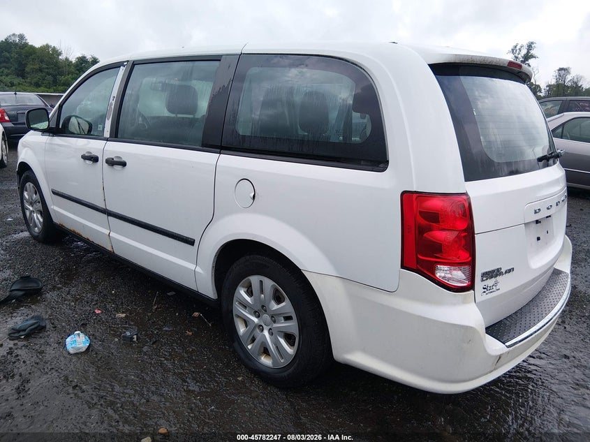 Vin: 2c4rdgbg9gr358034, lot: 46281071, dodge grand caravan american value pkg 20163