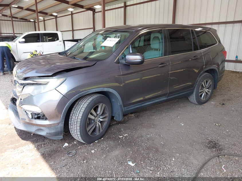 Vin: 5fnyf5h31gb019021, lot: 46281096, honda pilot ex 20162