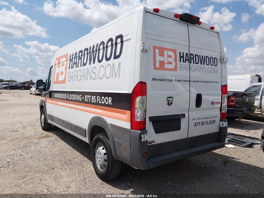 Vin: 3c6trvdg0ee120653, lot: 46281104, ram promaster 2500 high roof 20143