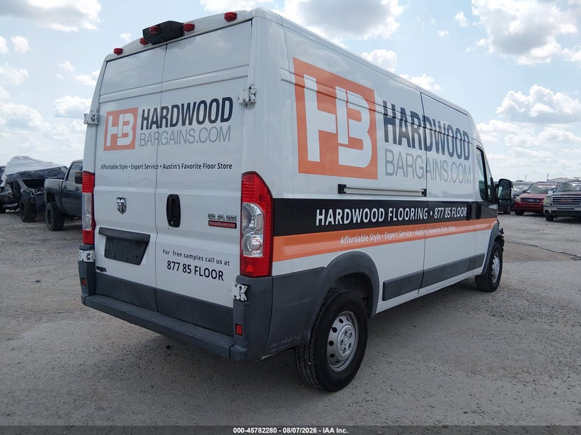 Vin: 3c6trvdg0ee120653, lot: 46281104, ram promaster 2500 high roof 20144