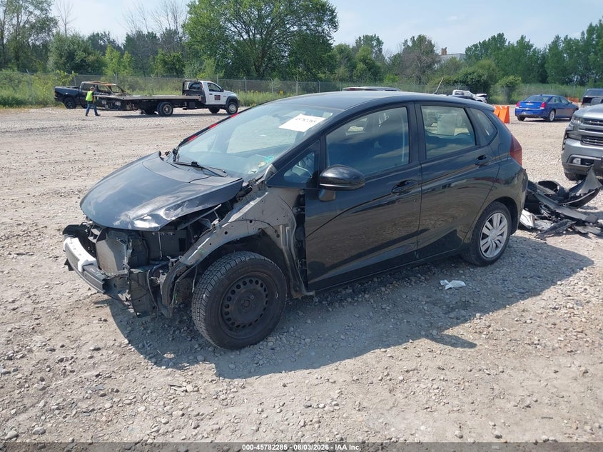Vin: jhmgk5h54hs021101, lot: 46281109, honda fit lx 20172