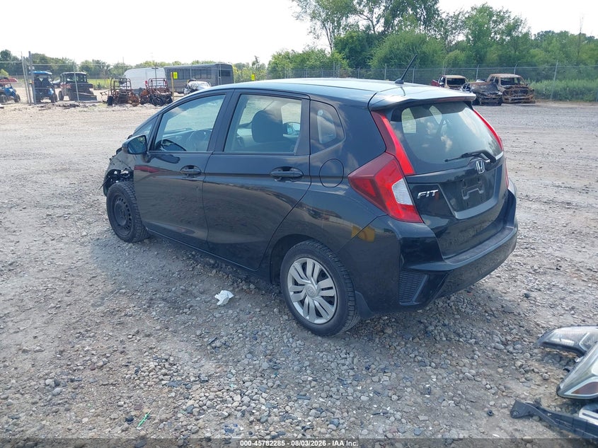 Vin: jhmgk5h54hs021101, lot: 46281109, honda fit lx 20173