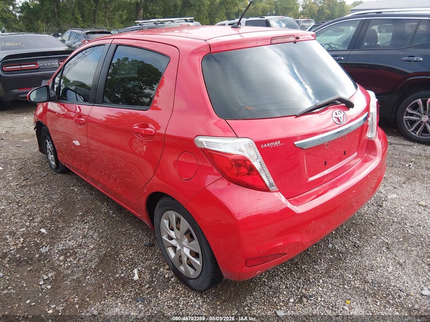 Vin: jtdktud3xed578554, lot: 46281113, toyota yaris le (tmc/cbu plant) 20143