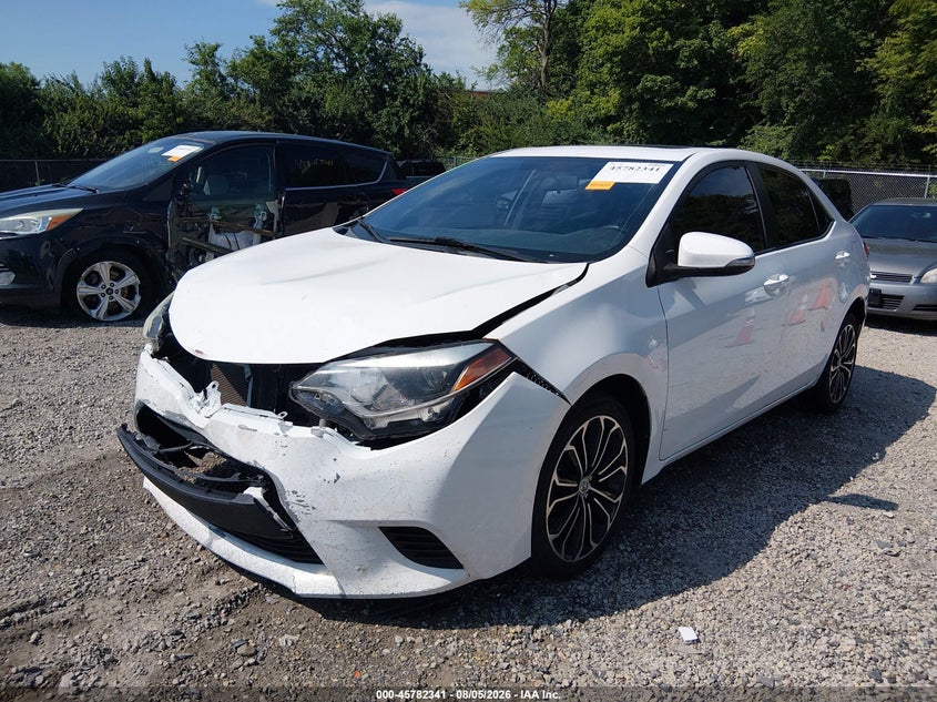 Vin: 2t1burhe2fc280357, lot: 46281165, toyota corolla s plus 20152