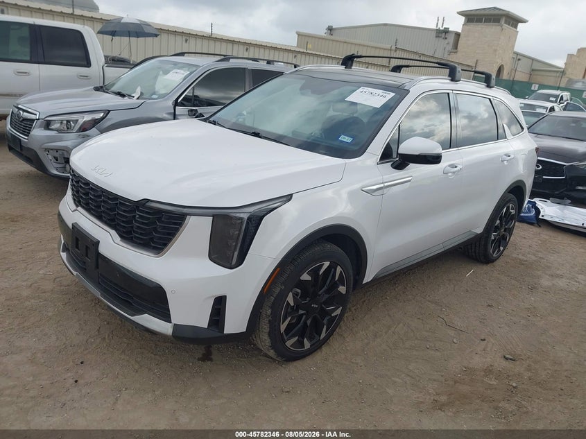 Vin: 5xyrh4jf0sg327988, lot: 46281170, kia sorento ex 20252