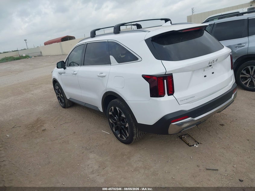 Vin: 5xyrh4jf0sg327988, lot: 46281170, kia sorento ex 20253