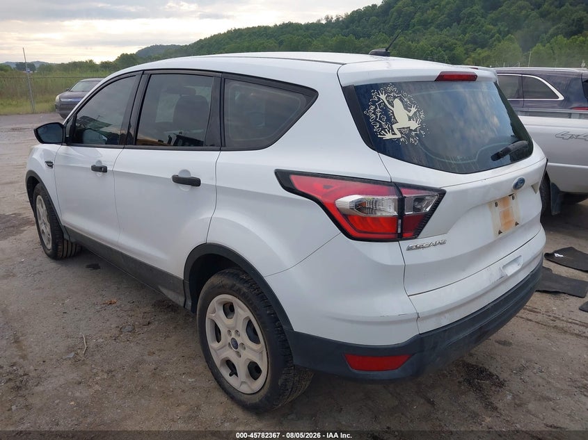 Vin: 1fmcu0f70huc12418, lot: 46281191, ford escape s 20173