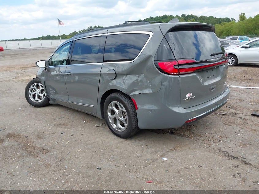 Vin: 2c4rc1ggxnr177322, lot: 46281226, chrysler pacifica limited 20223