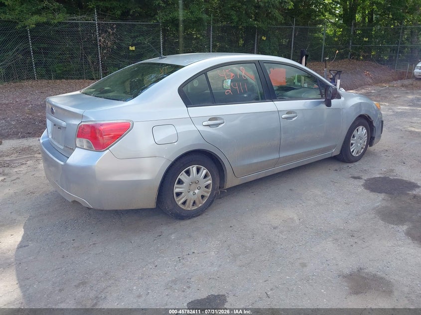 Vin: jf1gjaa62dh011714, lot: 46281235, subaru impreza 2.0i 20134