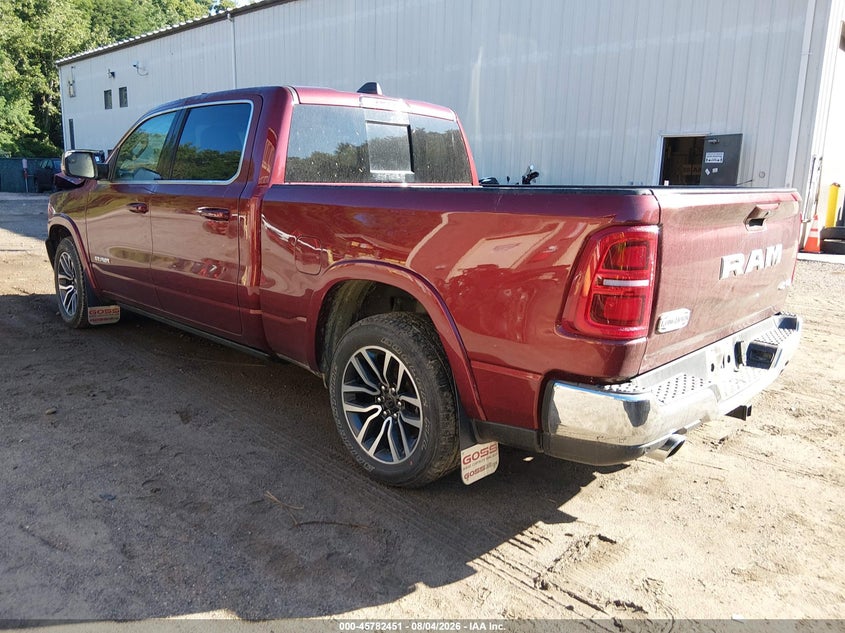 Vin: 1c6srfppxsn667157, lot: 46281275, ram 1500 limited longhorn  4x4 6'4 box 20253