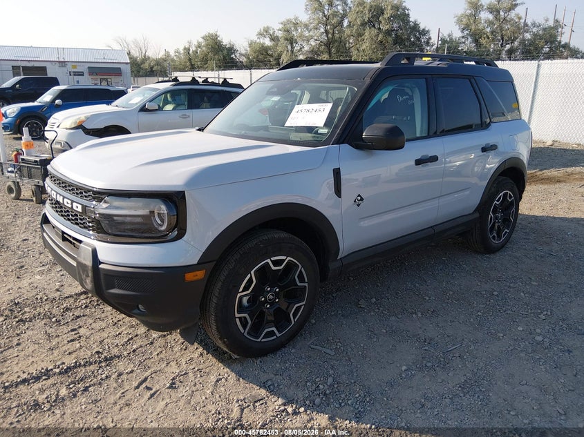 Vin: 3fmcr9cn9tre63043, lot: 46281277, ford bronco sport outer banks 20262