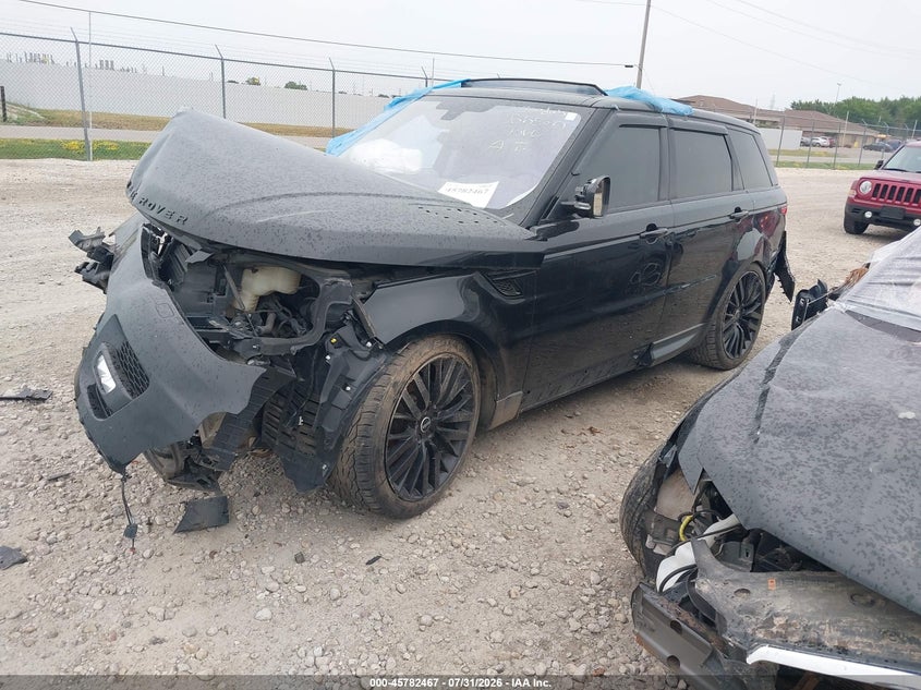 Vin: salwr2pf6ga118931, lot: 46281291, land rover range rover sport 3.0l v6 supercharged hse 20162