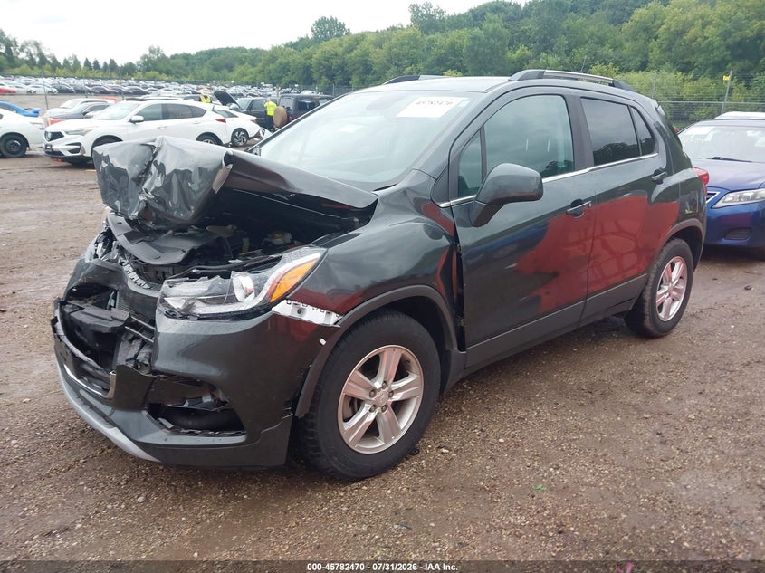 Vin: 3gncjlsb0jl278631, lot: 46281294, chevrolet trax lt 20182