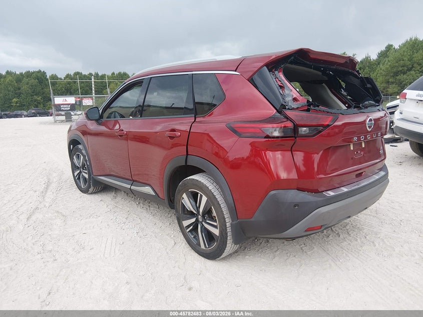 Vin: 5n1at3ca0mc829815, lot: 46281307, nissan rogue sl fwd 20213