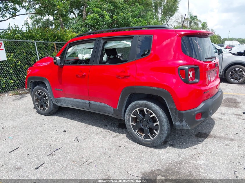Vin: zacnjdb16ppp57115, lot: 46281308, jeep renegade upland 4x4 20233