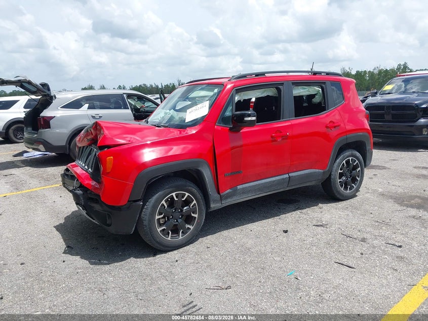 Vin: zacnjdb16ppp57115, lot: 46281308, jeep renegade upland 4x4 20232