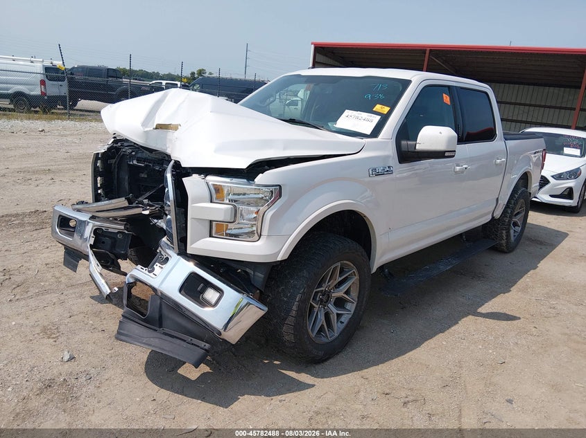 Vin: 1ftew1efxhkc72465, lot: 46281312, ford f-150 lariat 20172