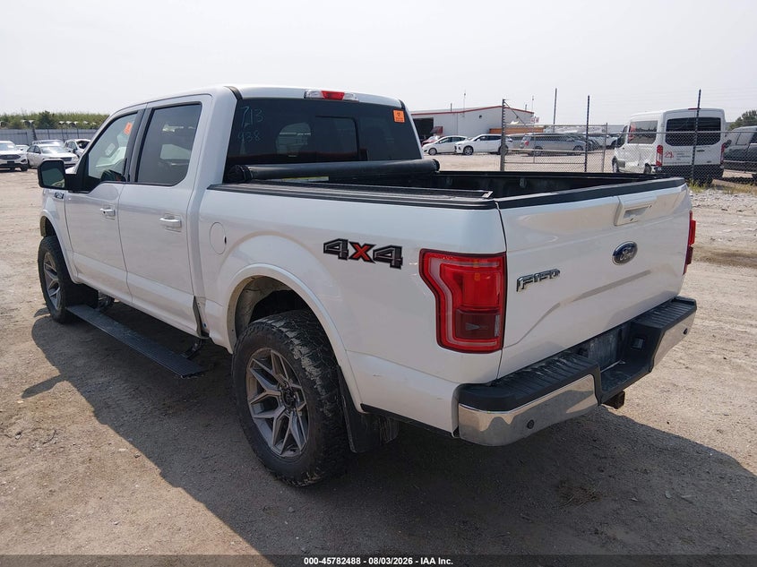 Vin: 1ftew1efxhkc72465, lot: 46281312, ford f-150 lariat 20173
