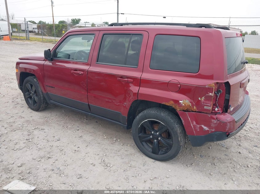 Vin: 1c4njpba5ed717897, lot: 46281327, jeep patriot altitude 20143