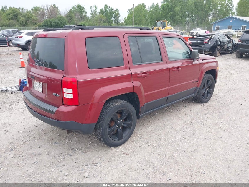 Vin: 1c4njpba5ed717897, lot: 46281327, jeep patriot altitude 20144