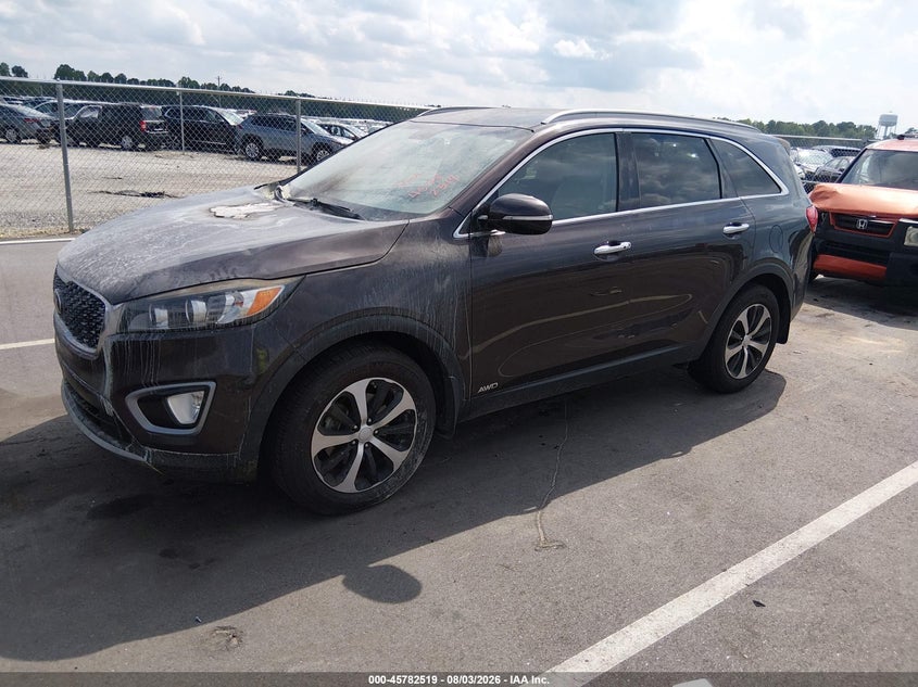 Vin: 5xyphda1xgg018693, lot: 46281343, kia sorento 2.0t ex 20162