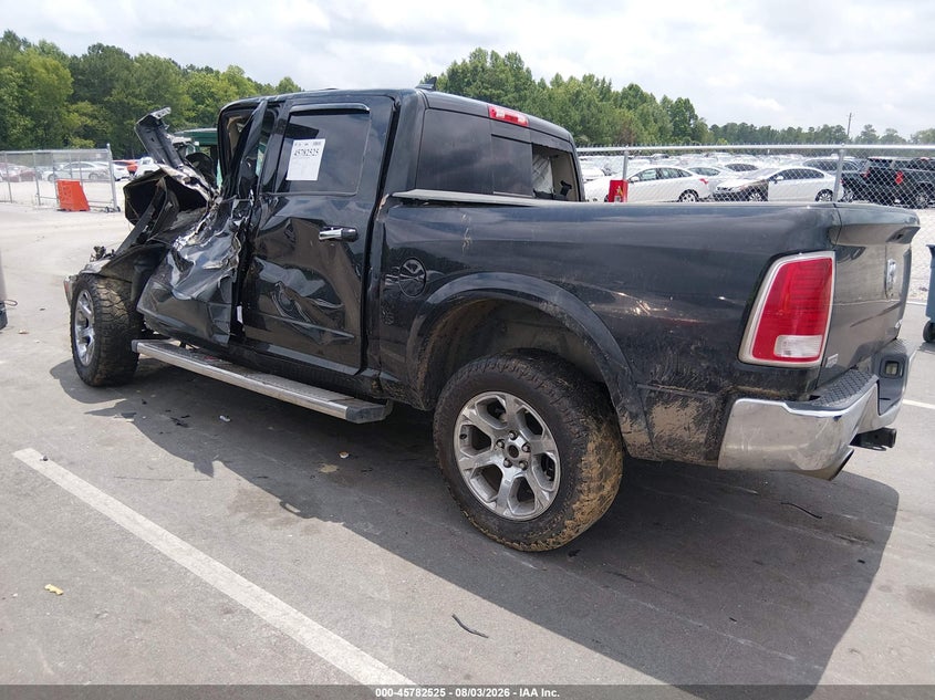 Vin: 1c6rr7nt0hs551738, lot: 46281349, ram 1500 laramie  4x4 5'7 box 20173