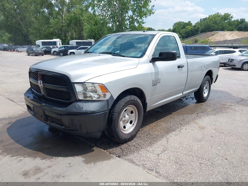 Vin: 3c6jr6dgxkg504002, lot: 46281427, ram 1500 classic tradesman  4x2 8' box 20192