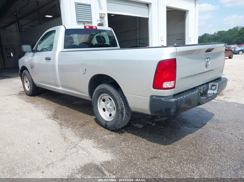 Vin: 3c6jr6dgxkg504002, lot: 46281427, ram 1500 classic tradesman  4x2 8' box 20193