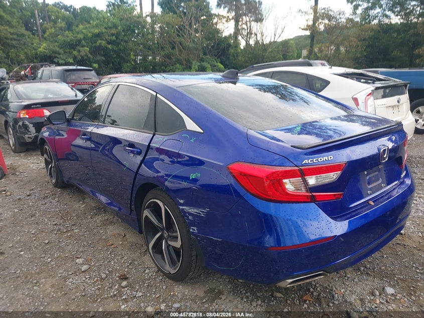 2022 HONDA ACCORD auction photo 3